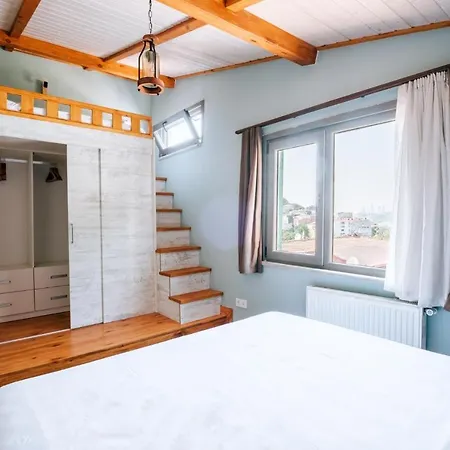 شقة Stunning Sea View Loft 5 Min To Park In Kuzguncuk *